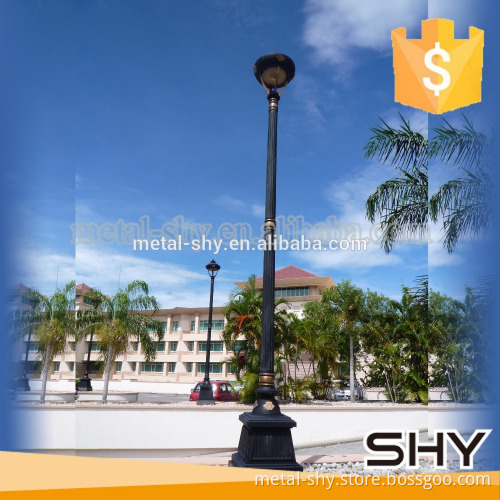 Decorative outdoor lamp post cast iron garden lamp post